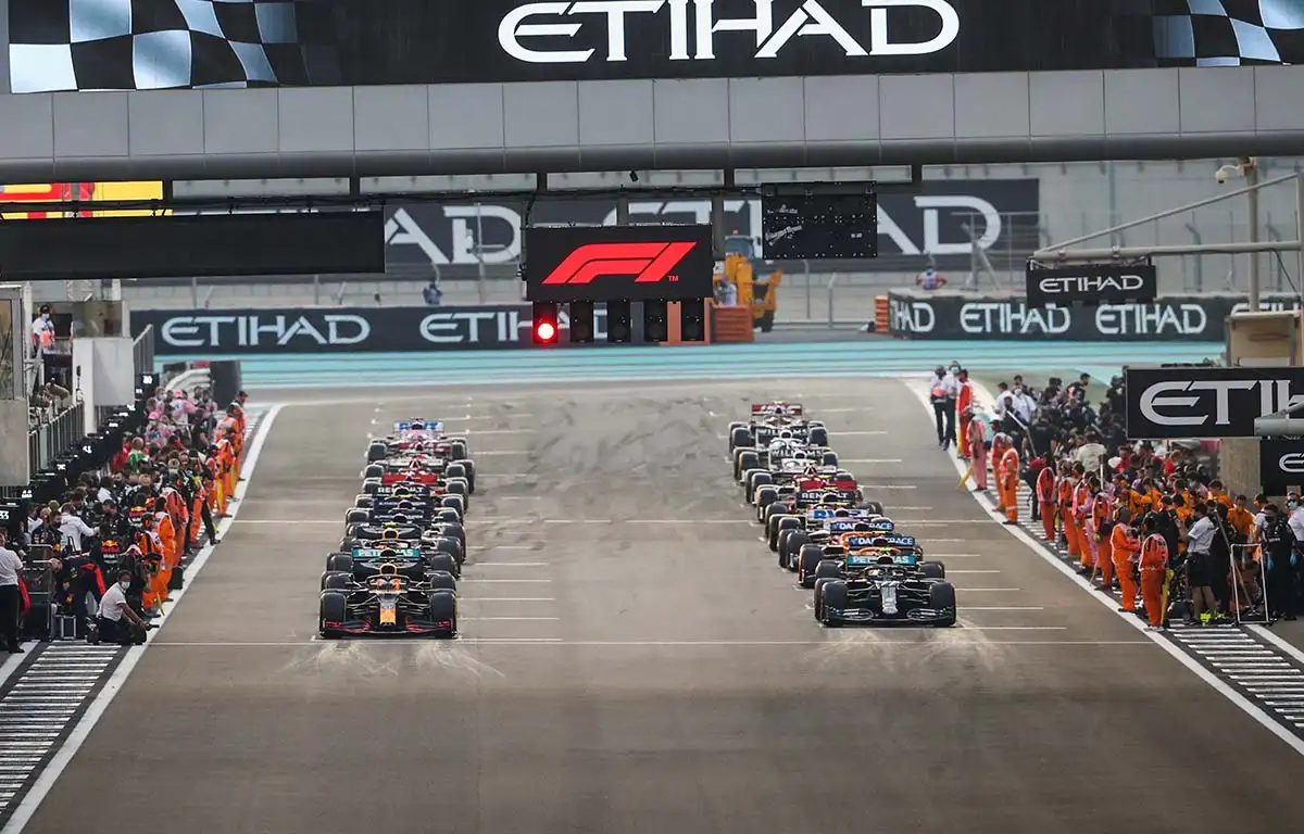 Abu Dhabi starting grid
