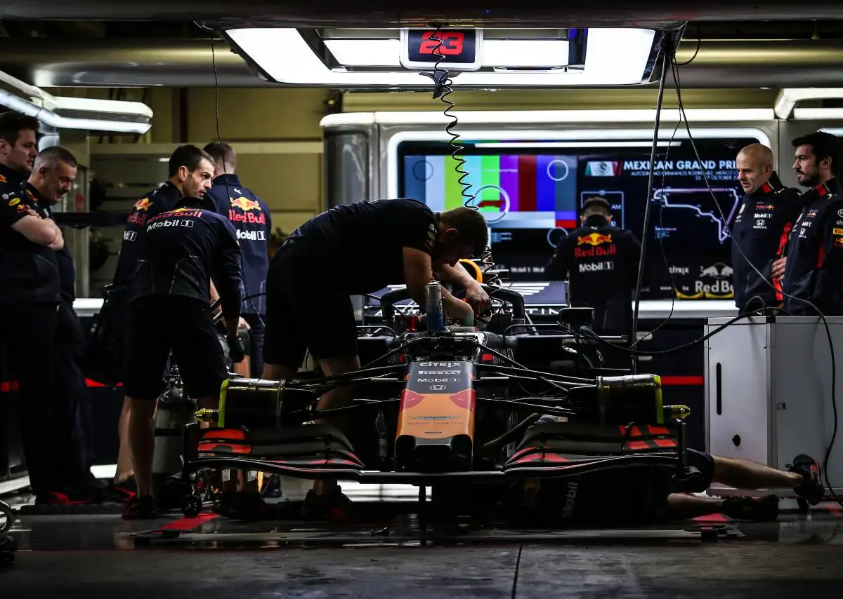 Red Bull garage