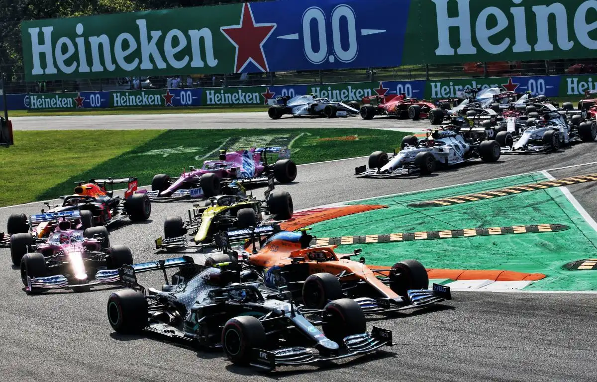 2020 Italian Grand Prix start