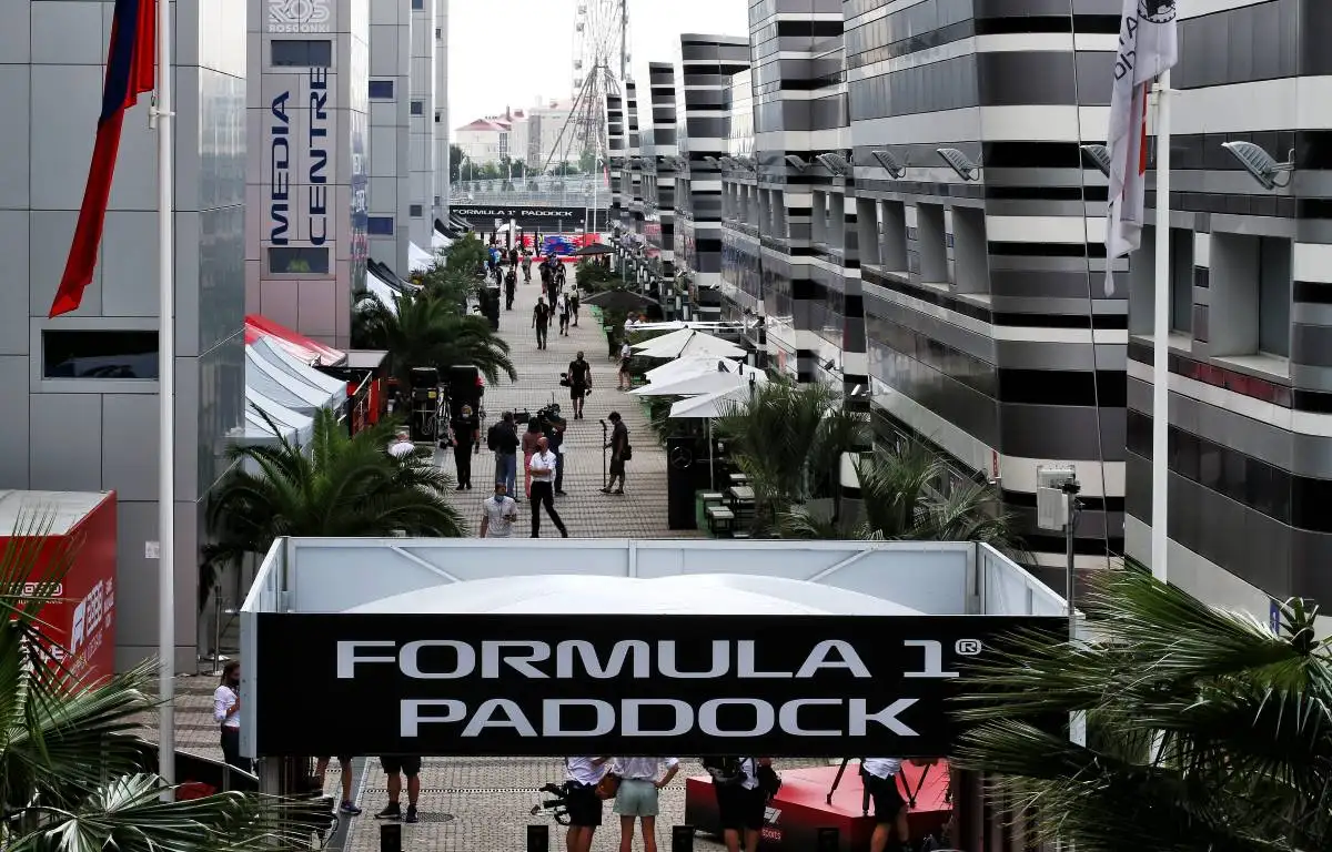 Formula 1 paddock