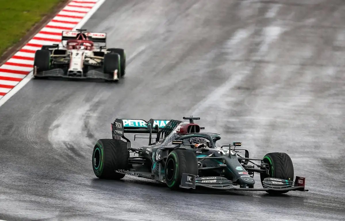 Lewis Hamilton (Mercedes), Kimi Raikkonen (Alfa Romeo)