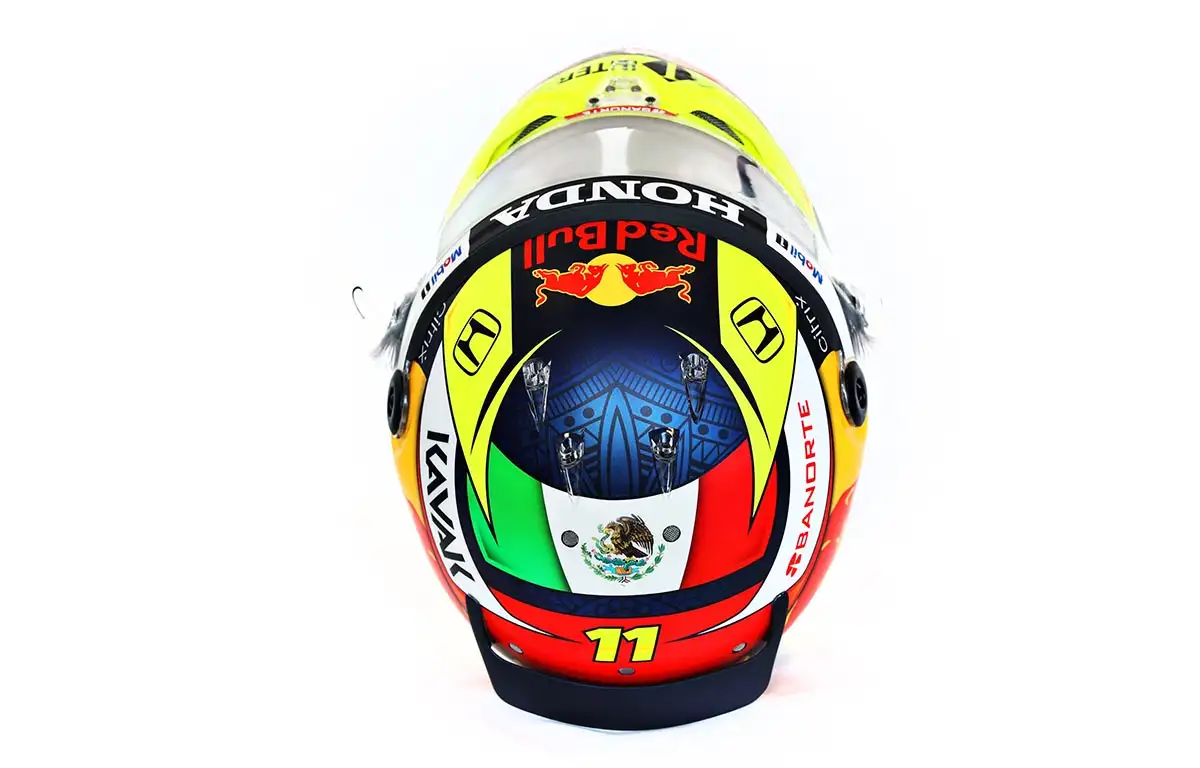 Sergio Perez helmet