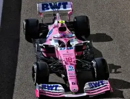 一个ston Martin set to display BWT pink on AMR21