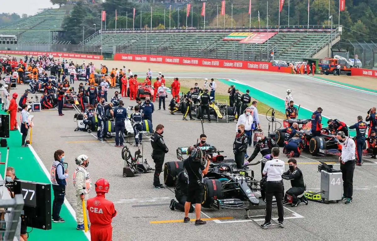 Formula 1 Imola grid