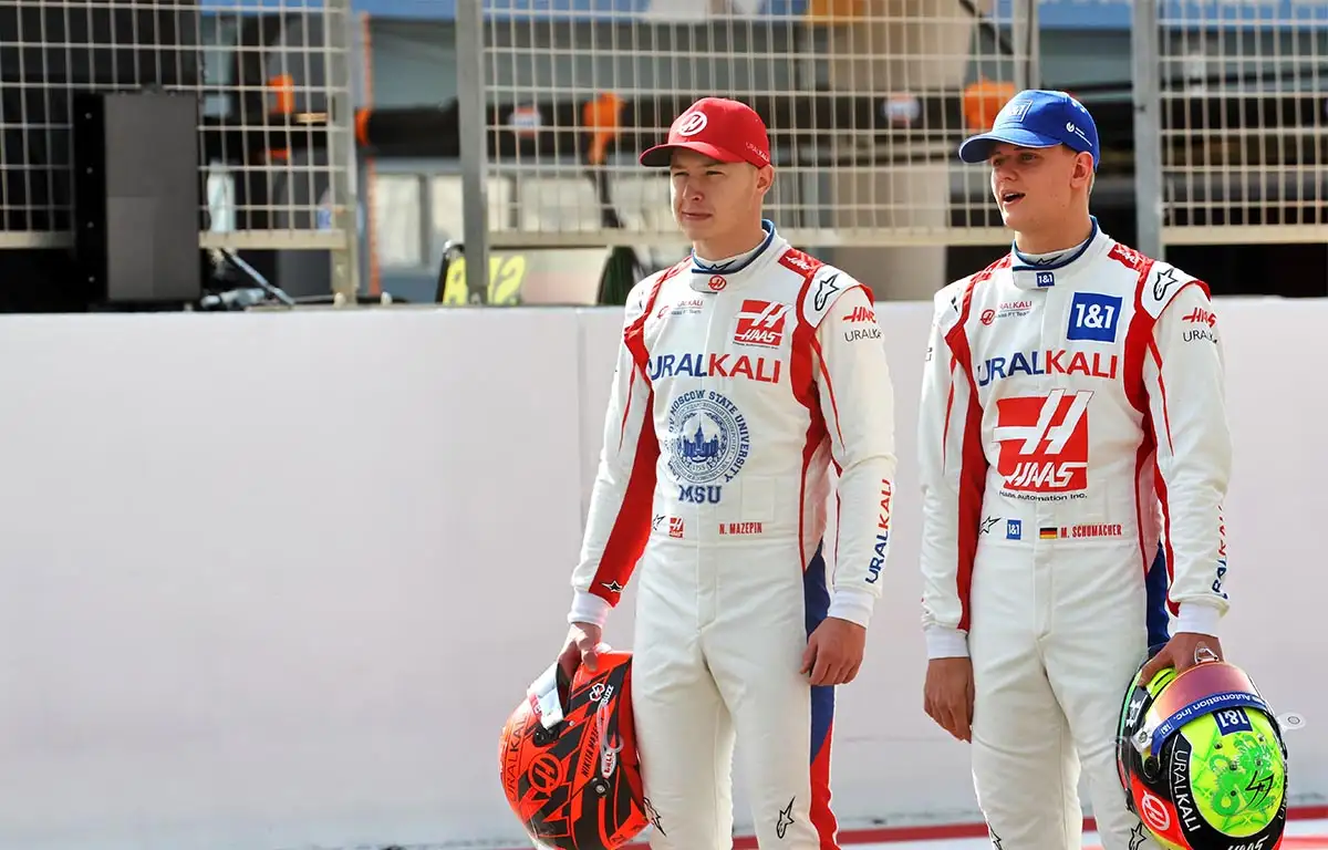 Nikita Mazepin Mick Schumacher Haas PA