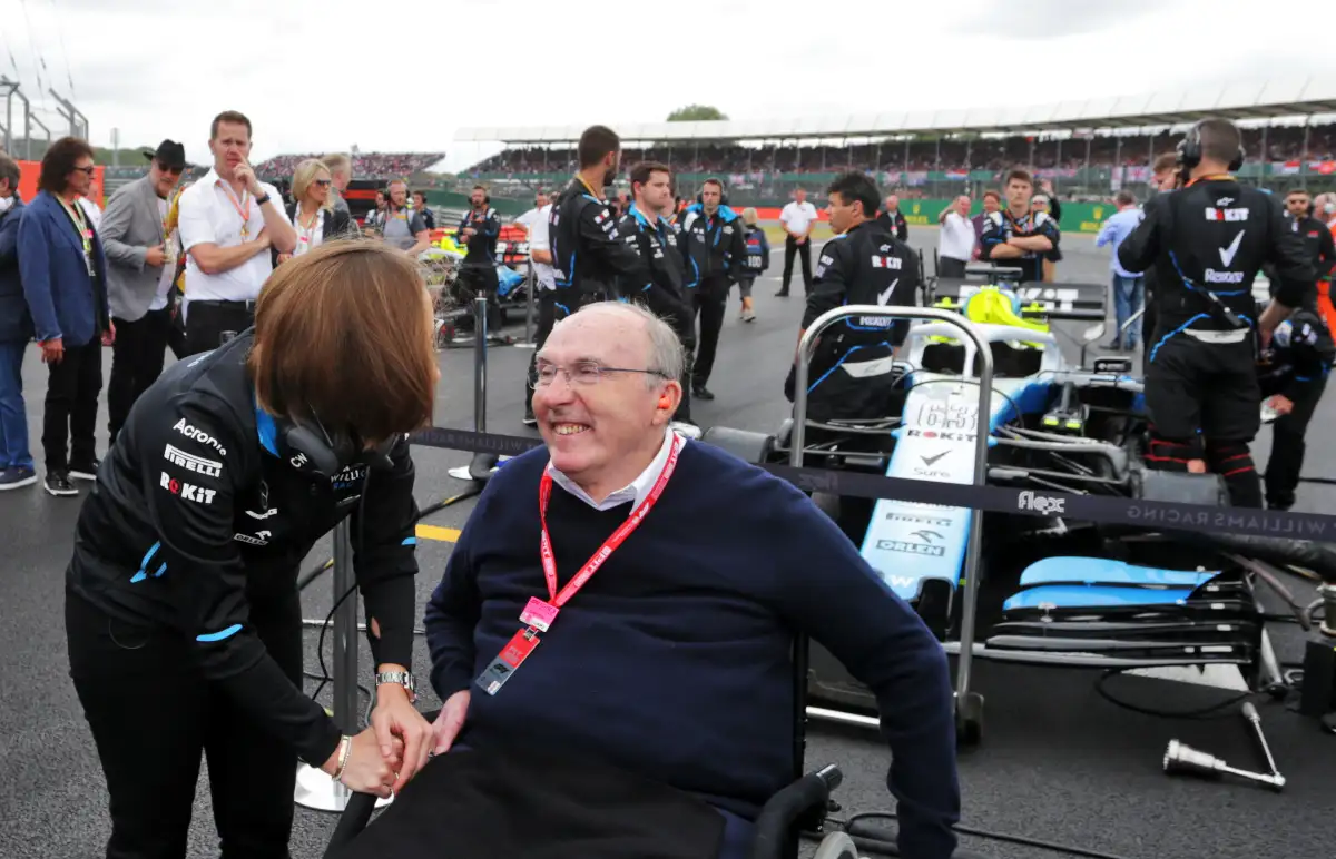 Frank Williams and Claire Williams