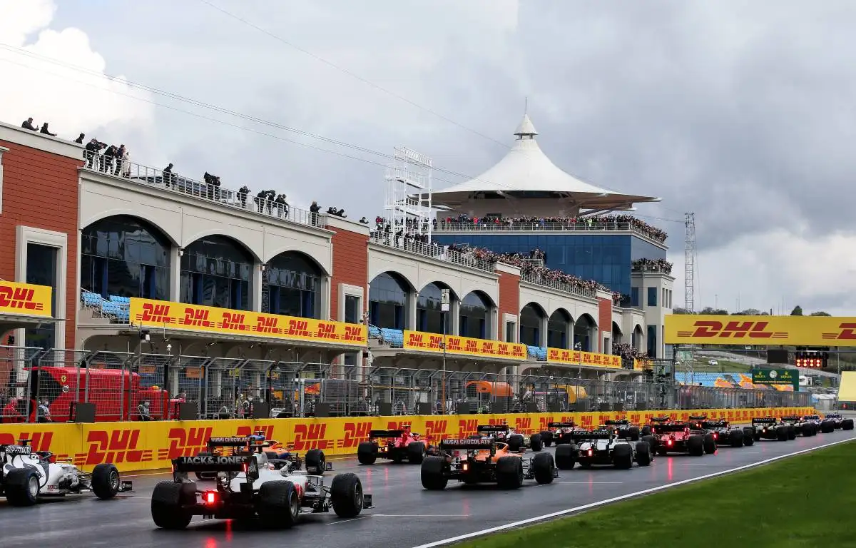 2020 Turkish Grand Prix grid