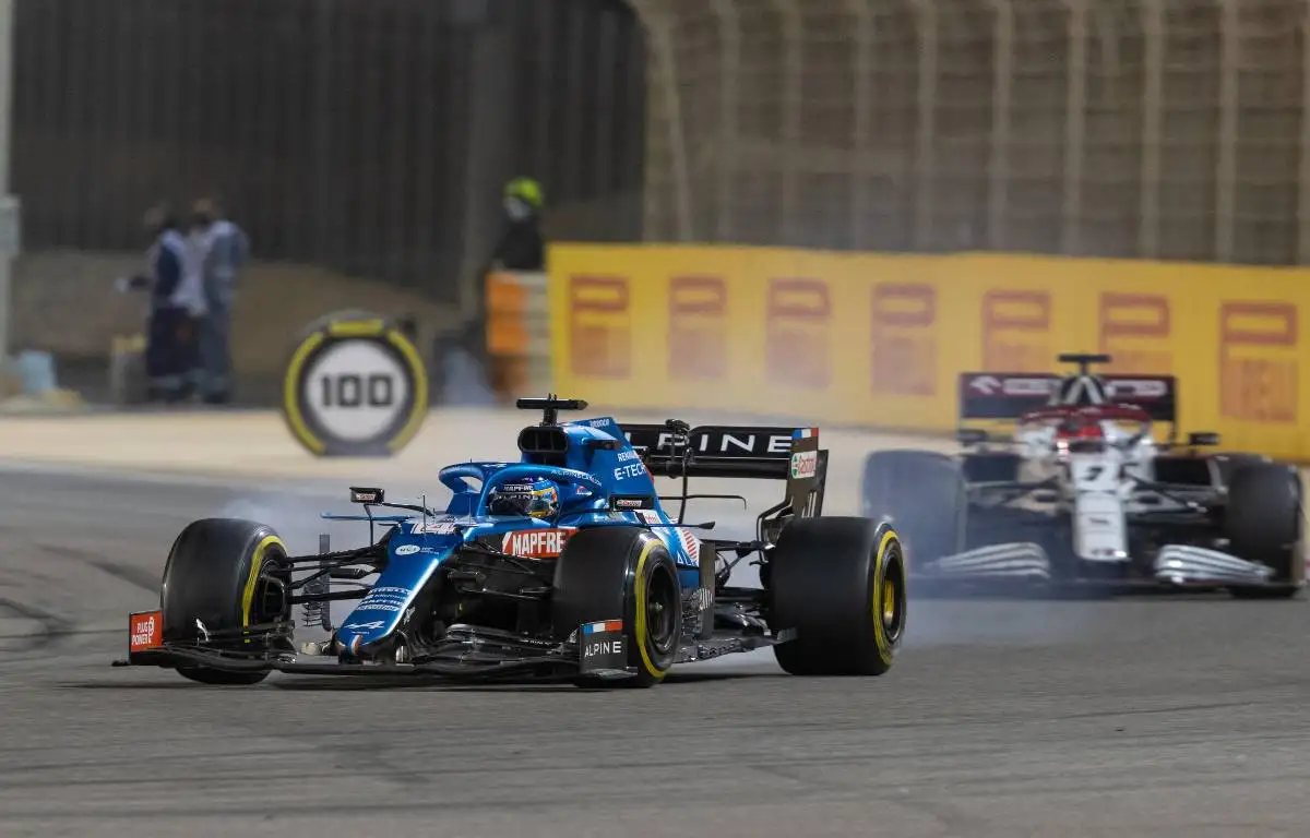 Fernando Alonso, Alpine, 2021 Bahrain Grand Prix
