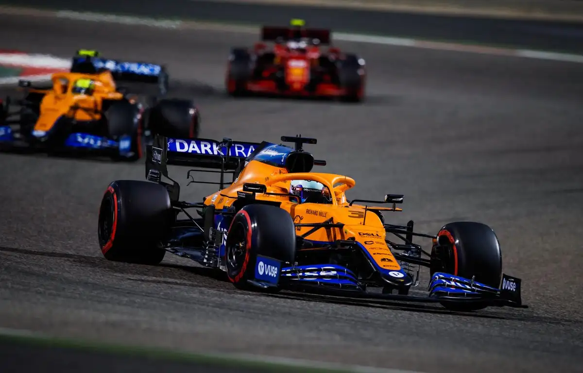 Daniel Ricciardo, Lando Norris, McLaren Bahrain 2021