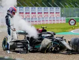 Bottas puts full blame on Russell for Imola crash