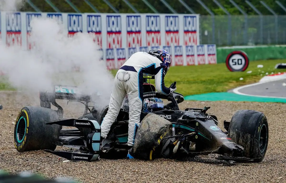 George Russell Valtteri Bottas Imola