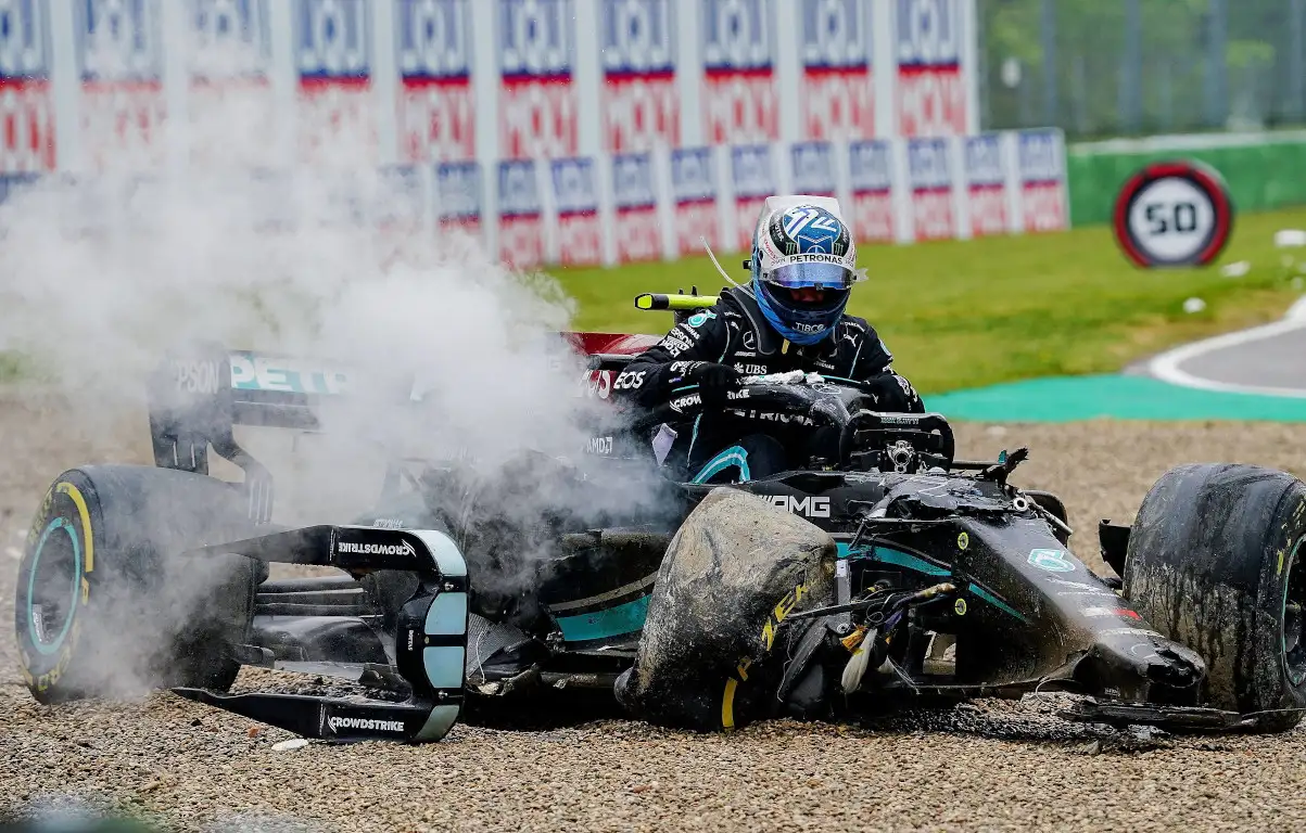 Valtteri Bottas Imola crash