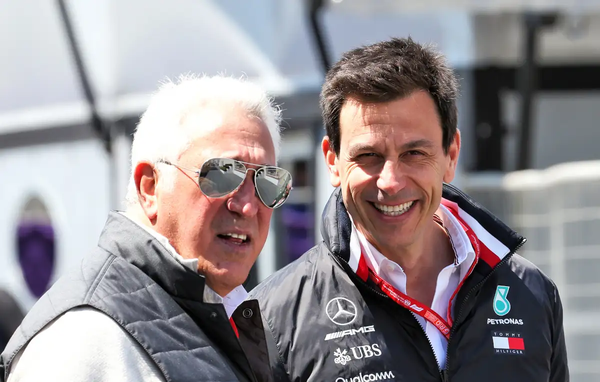 Lawrence Stroll and Toto Wolff