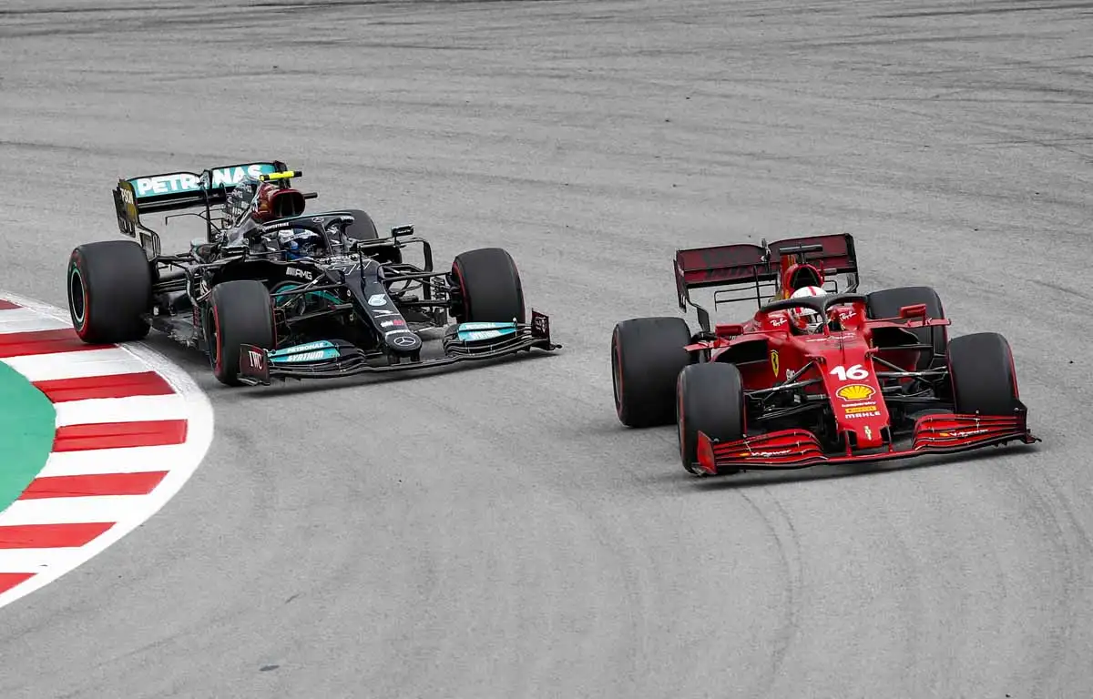 Charles Leclerc Valtteri Bottas Spain 2021 PA