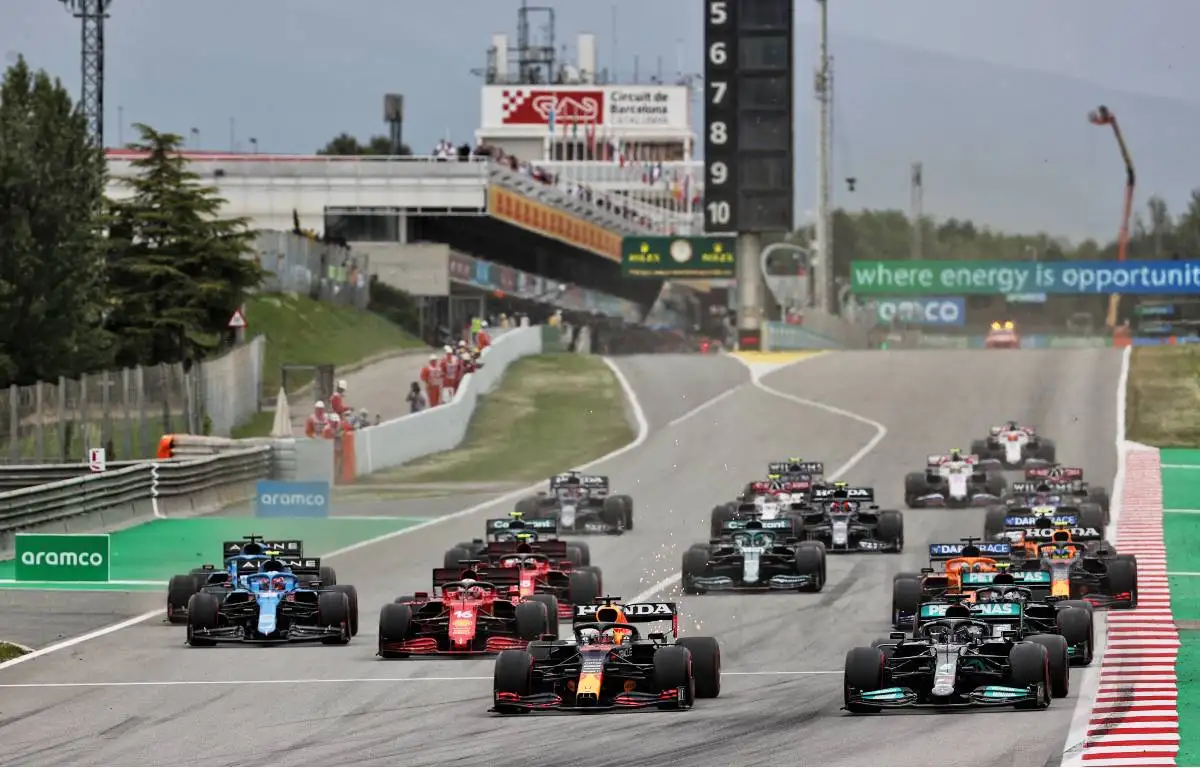 2021 Spanish Grand Prix start