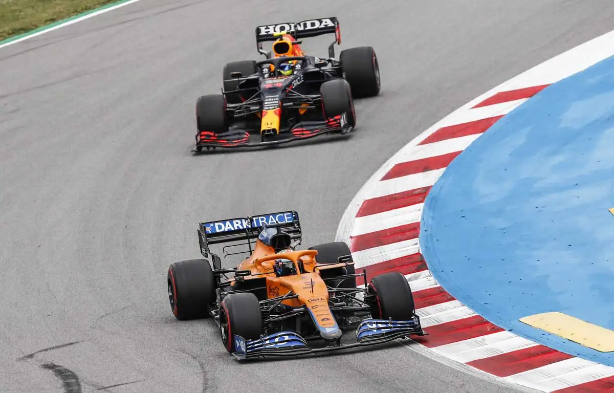 Daniel Ricciardo Sergio Perez Spain 2021 PA