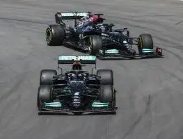 Mercedes swap Hamilton and Bottas’ W12 chassis