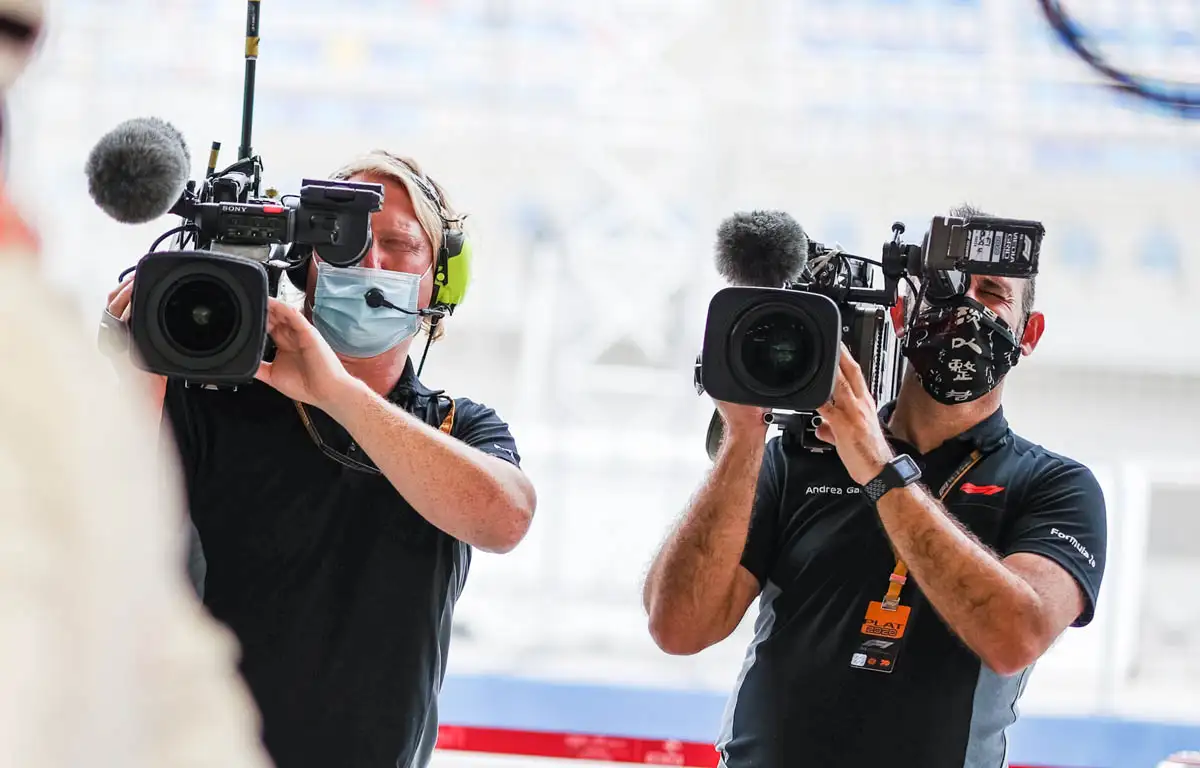 Formula 1 camera crew PA