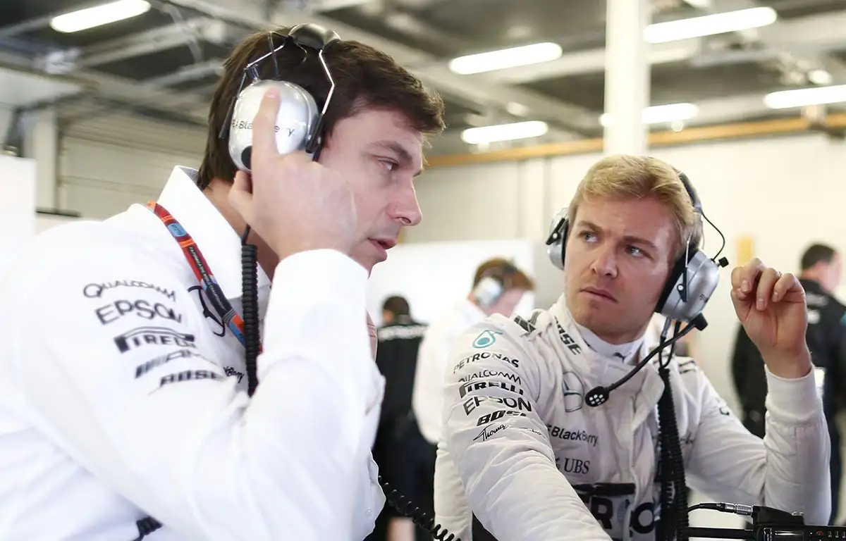 Nico Rosberg Toto Wolff Mercedes