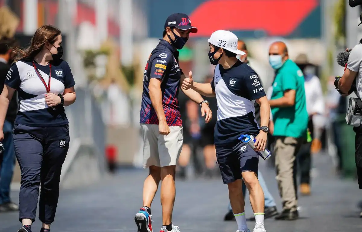 Sergio Perez Yuki Tsunoda