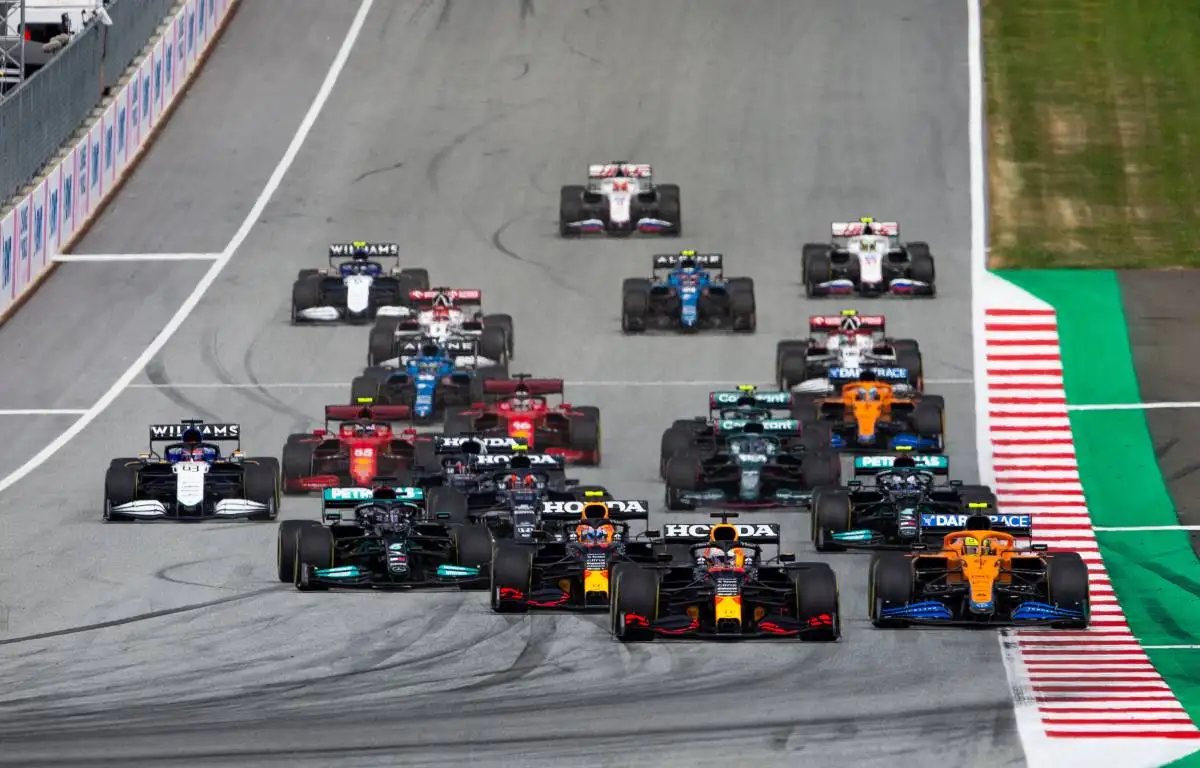 2021 Austrian Grand Prix start