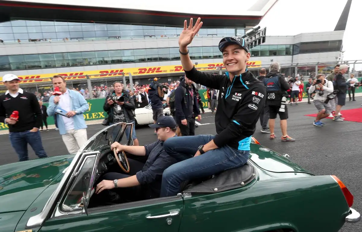 George Russell at Silverstone 2019