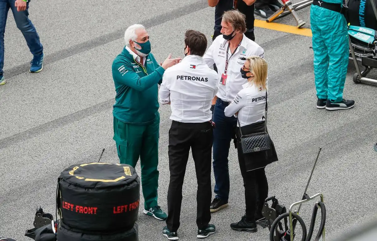 Lawrence Stroll, Toto Wolff, Sir Jim Ratcliffe
