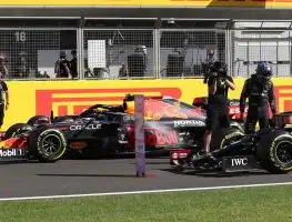 Verstappen crashes out in lap 1 collision with Hamilton