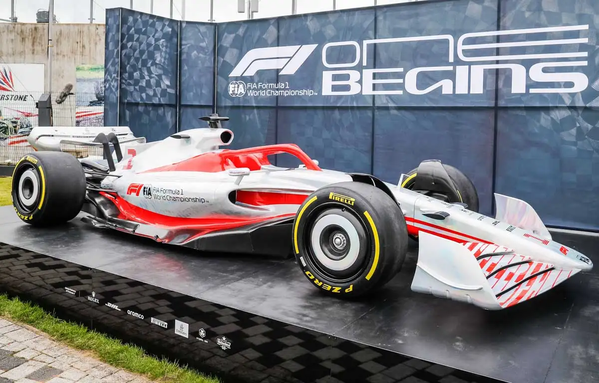 2022 model Formula 1 car
