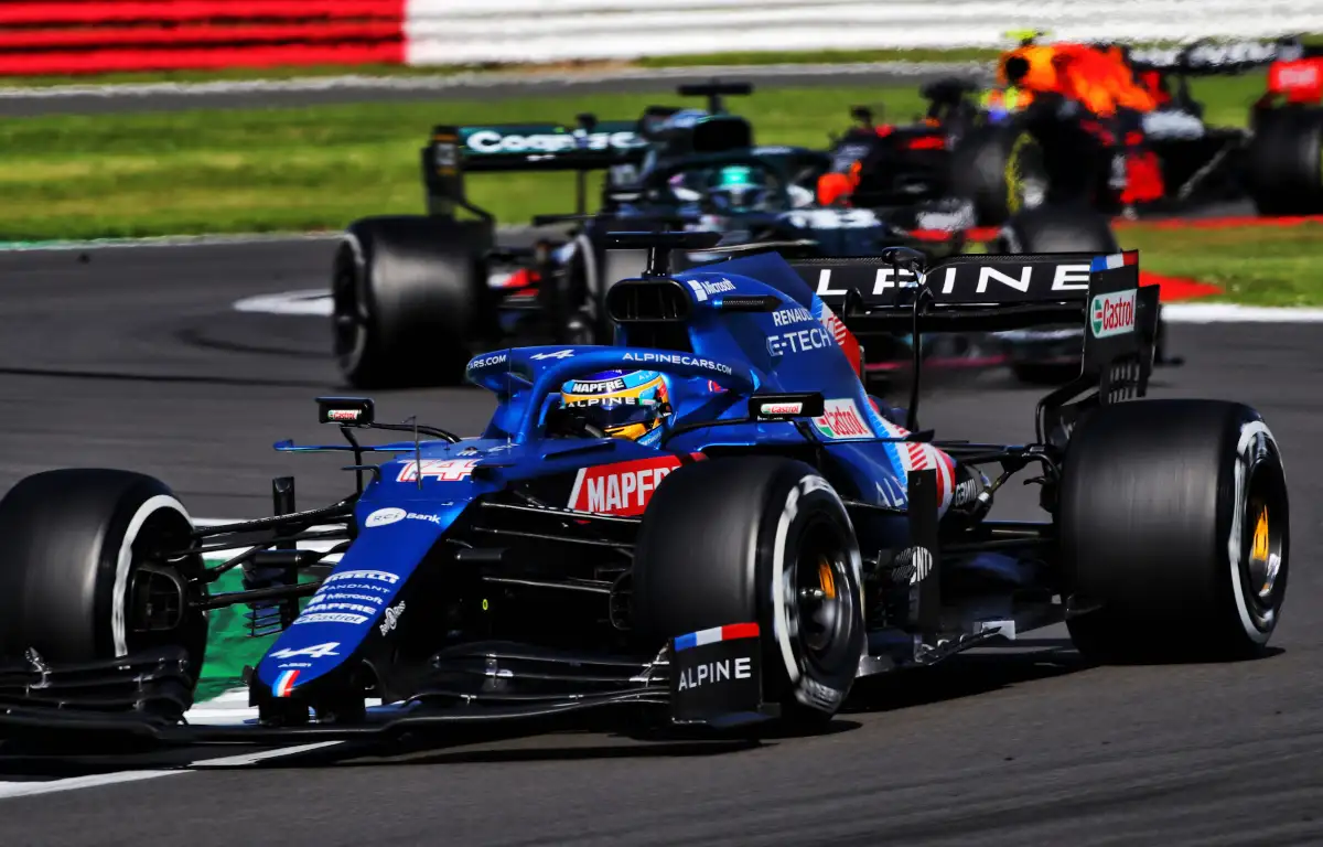 Fernando Alonso racing