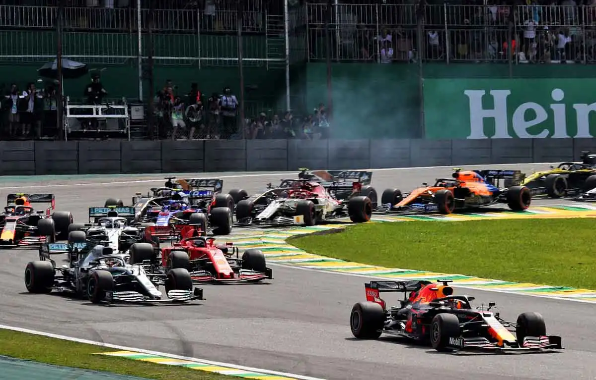 Brazilian GP start, November 2019, sprint qualifying venue 2021