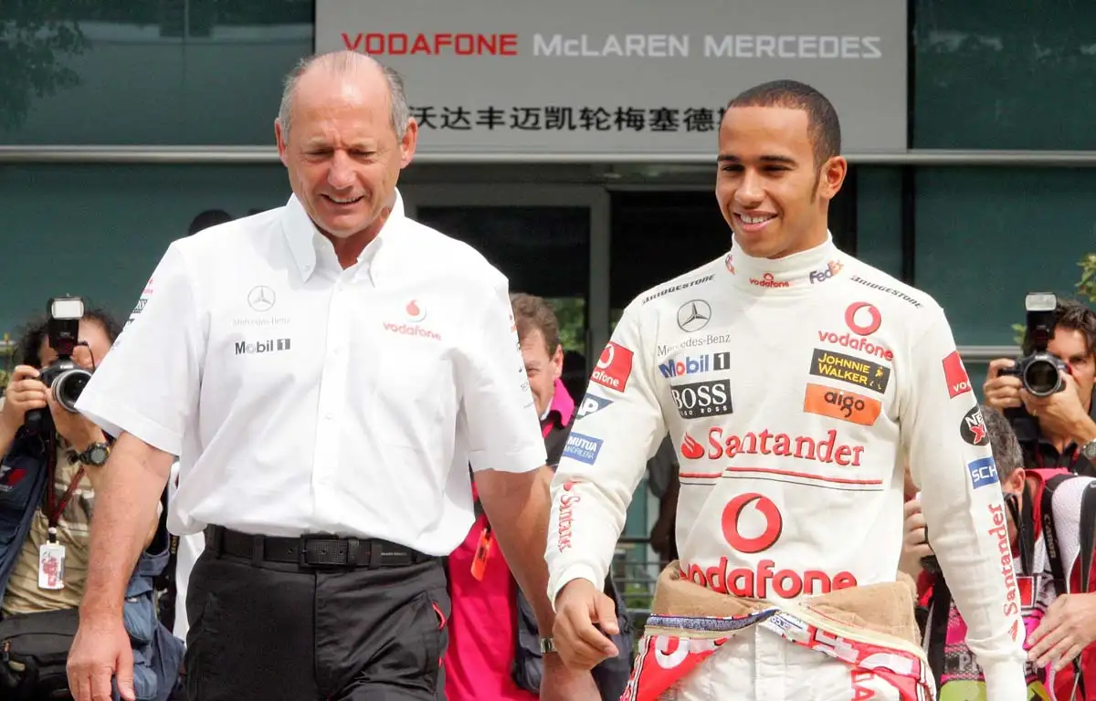 Lewis Hamilton and Ron Dennis. McLaren 2007