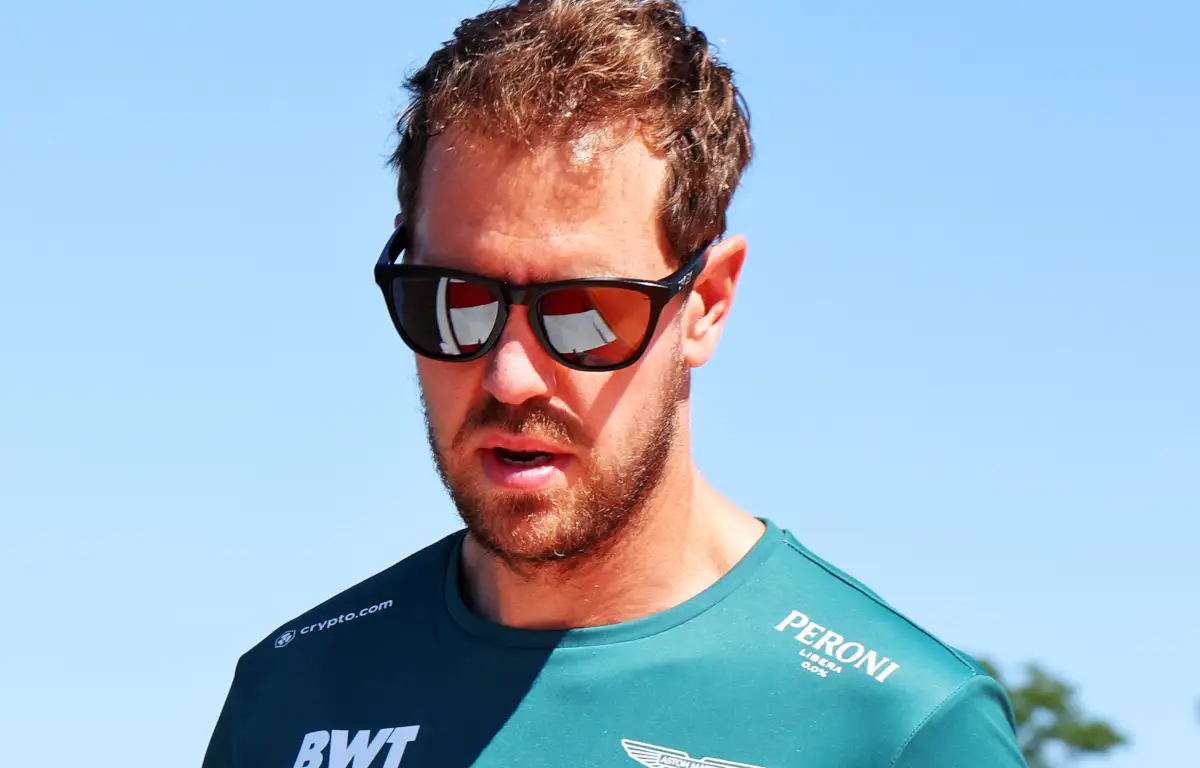 Sebastian Vettel track walk. Hungary July 2021