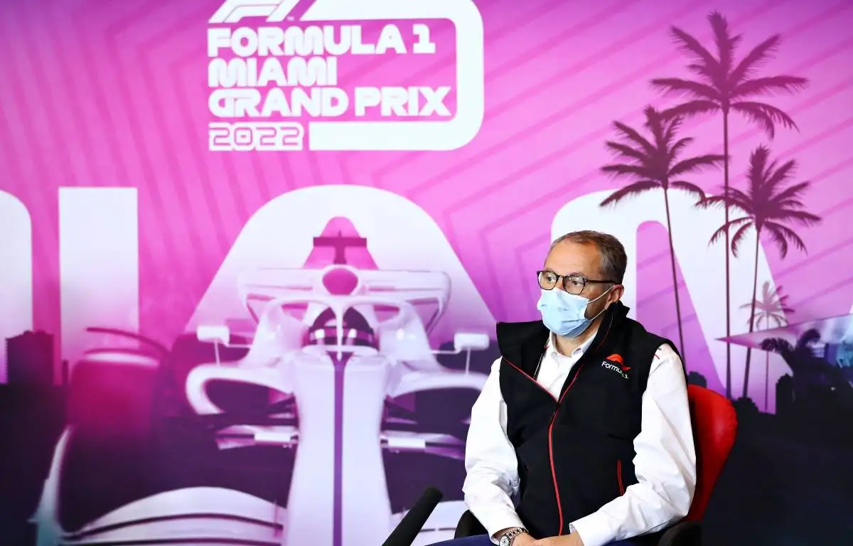 Formula 1 president Stefano Domenicali talks about the Miami Grand Prix. Italy, April 2021.