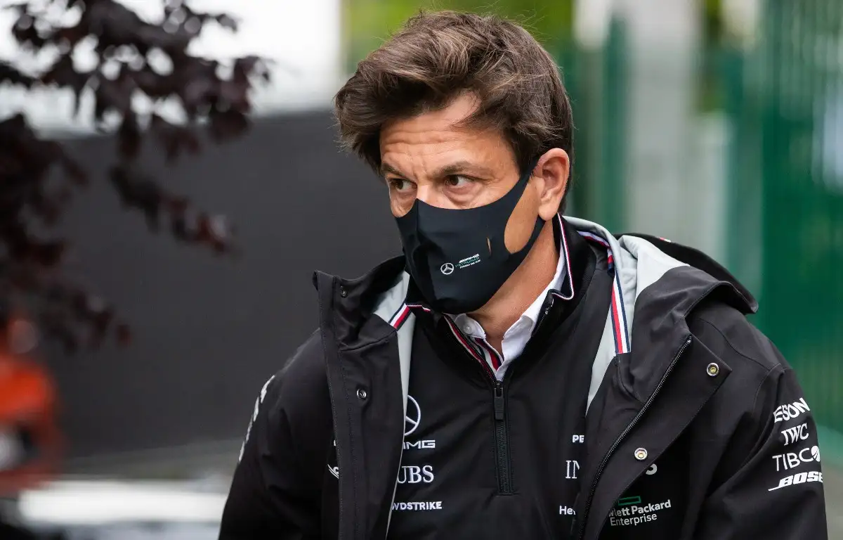 Mercedes team principal Toto Wolff at the Belgian Grand Prix. Belgium August 2021