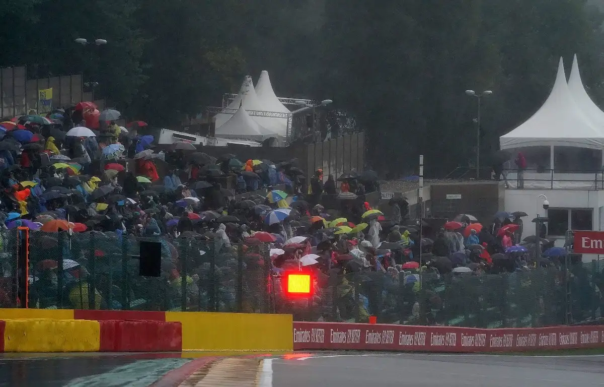 Fans at the Belgian Grand Prix. Belgium August 2021