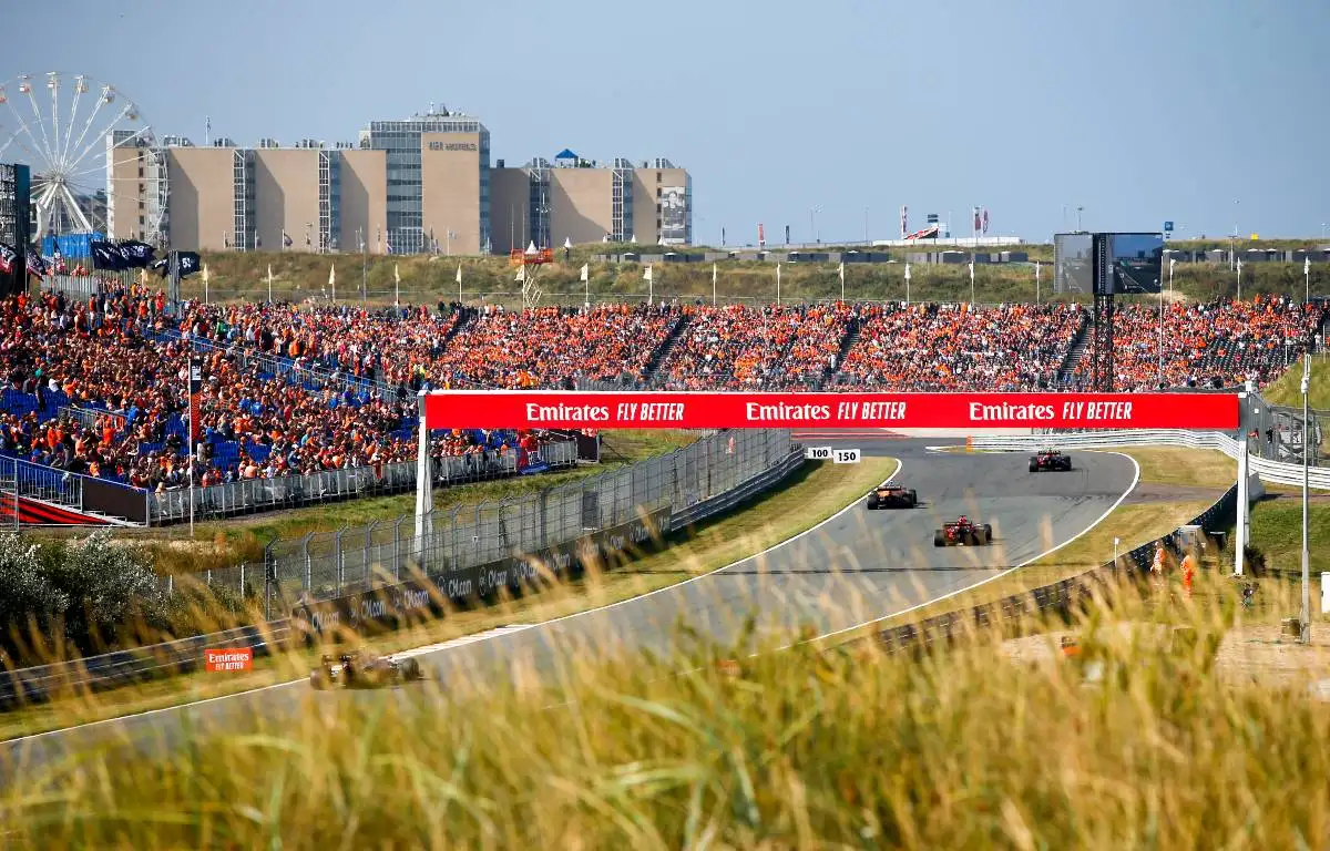 General view of the circuit on practice day for the Dutch GP. Zandvoort September 2021.