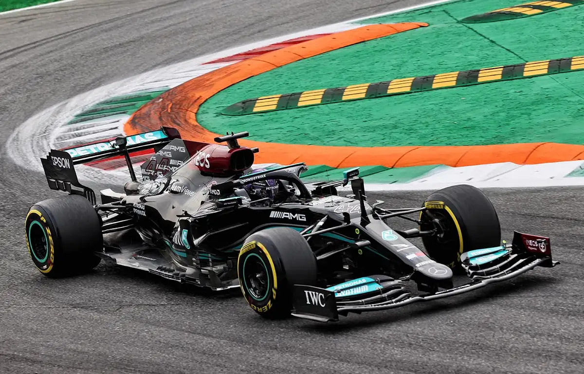 Lewis Hamilton during FP1 of Italian Grand Prix. Monza September 2021