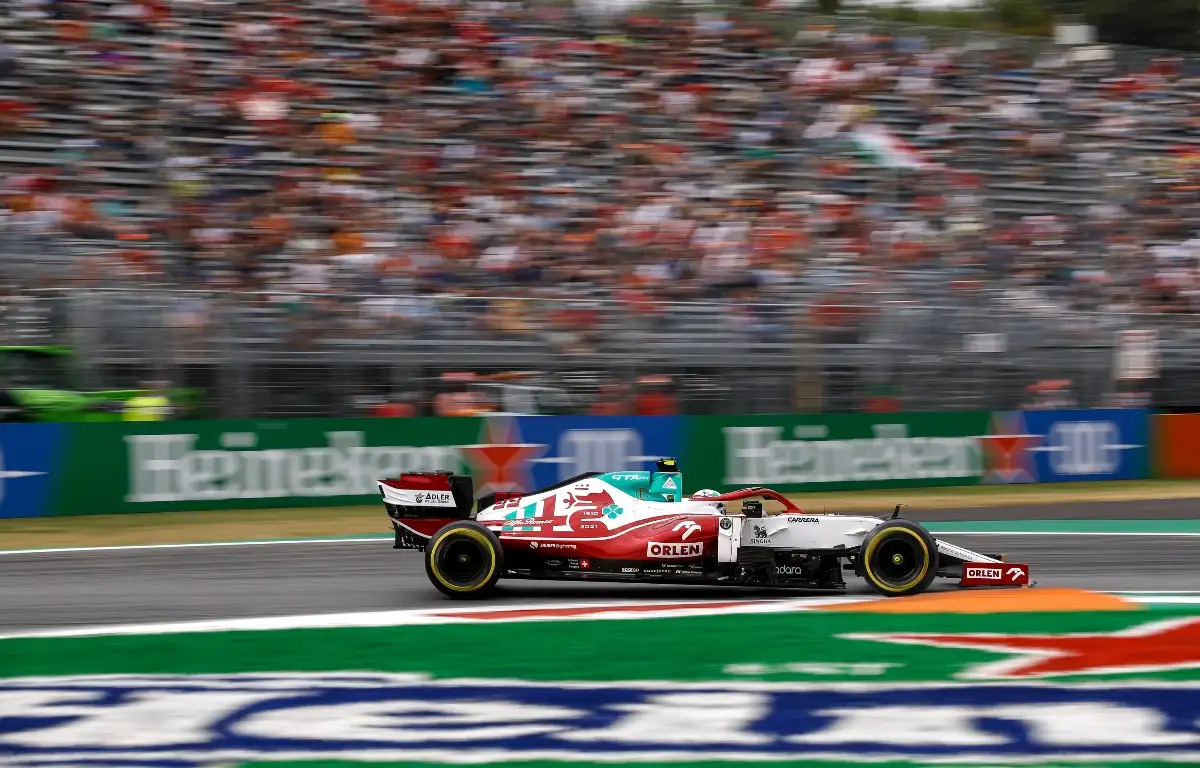 Antonio Giovinazzi during qualifying for the Italian Grand Prix. Italy September 2021