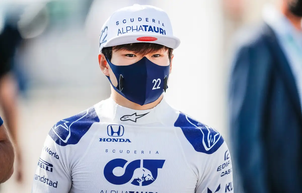 Yuki Tsunoda on the starting grid ahead of the Dutch Grand Prix. Netherlands September 2021