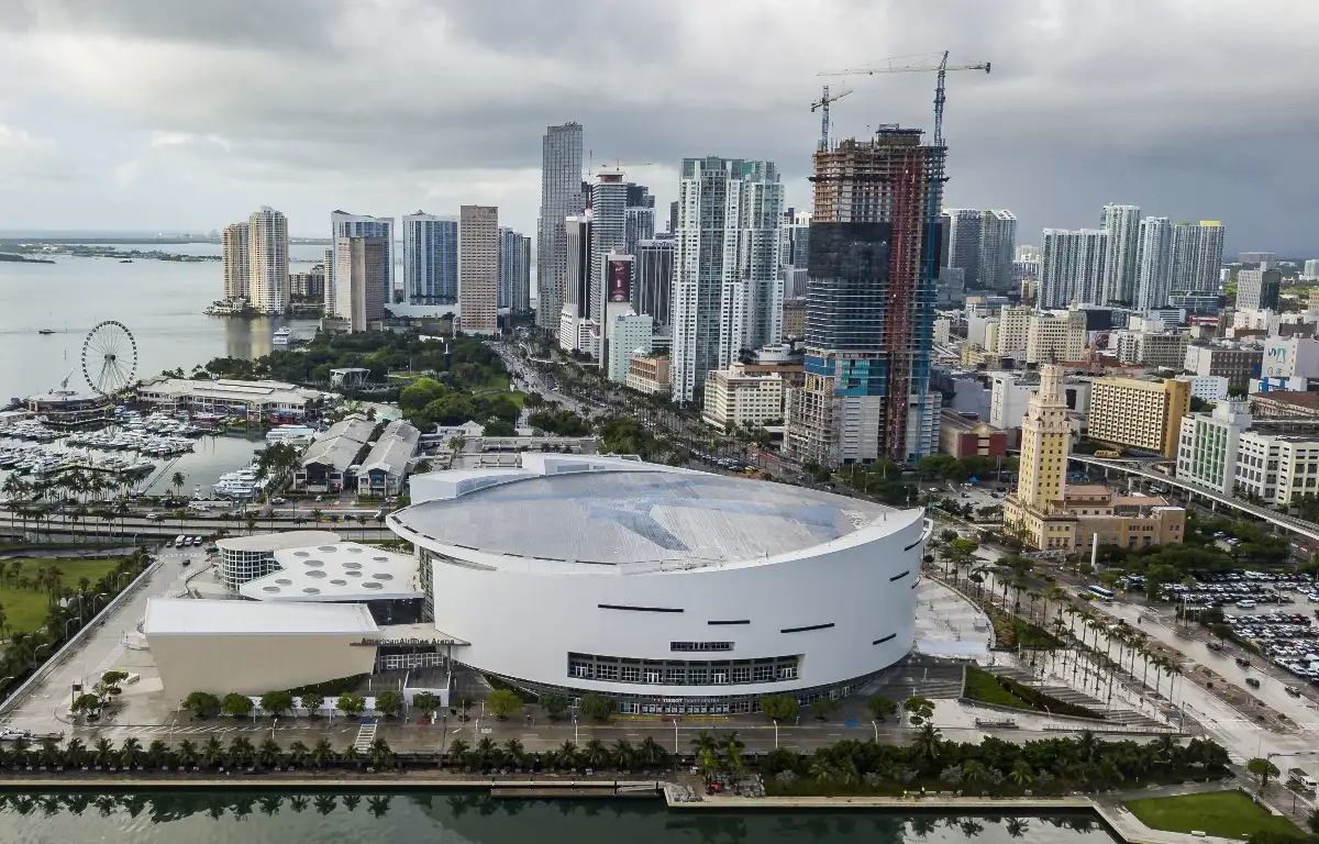 Downtown Miami. USA May 2021