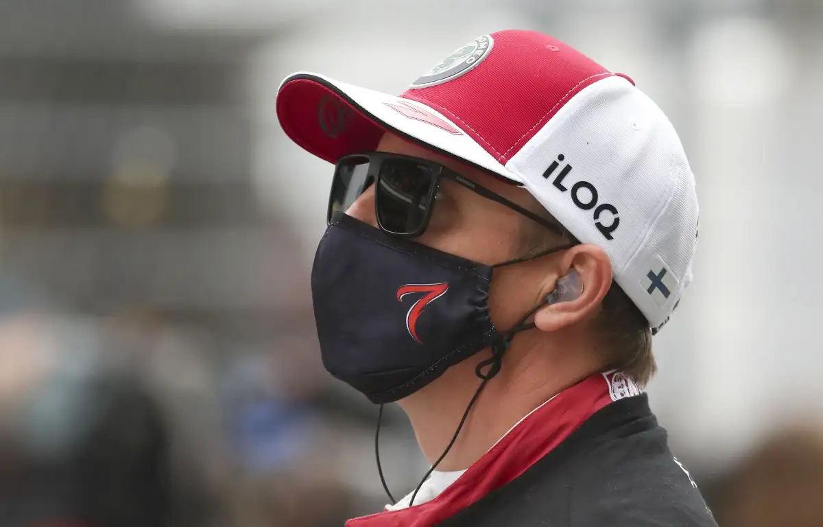 Kimi Raikkonen at the Russian Grand Prix. Russia September 2021