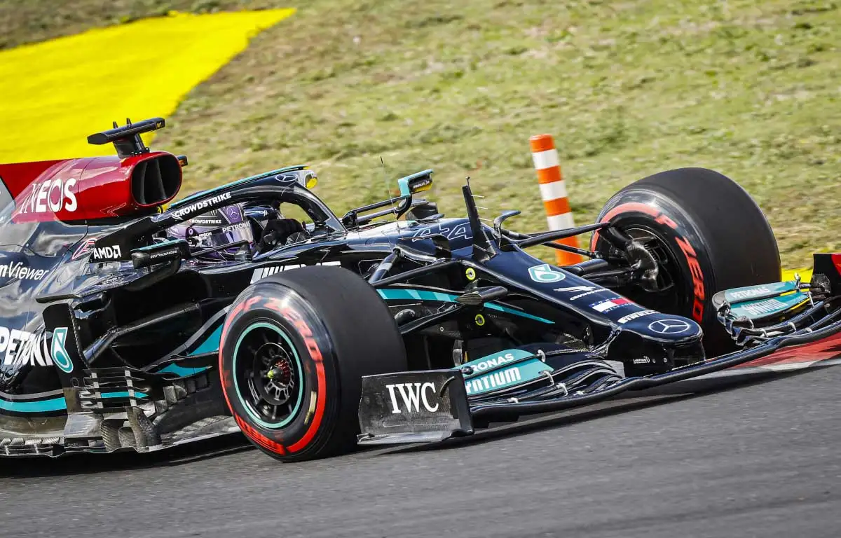 Lewis Hamilton in FP2 in Turkey. October 2021.