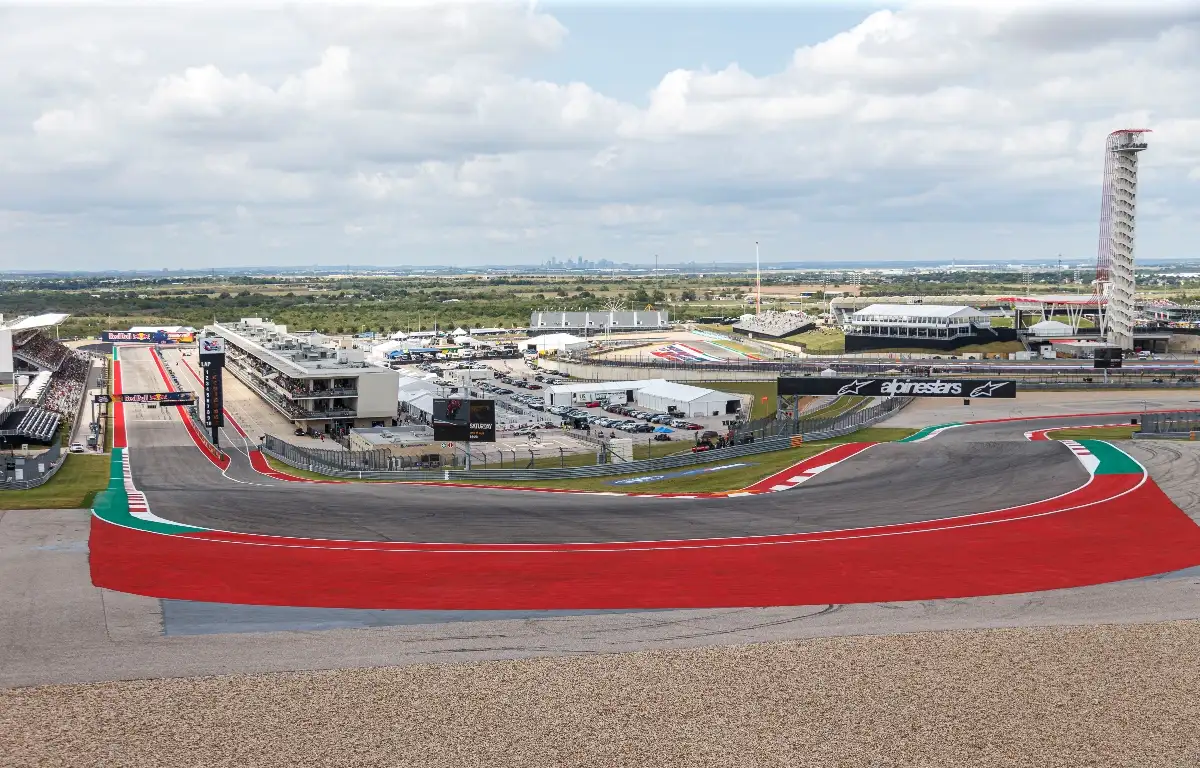 Turn 1 at the Circuit of the Americas. United States October 2021