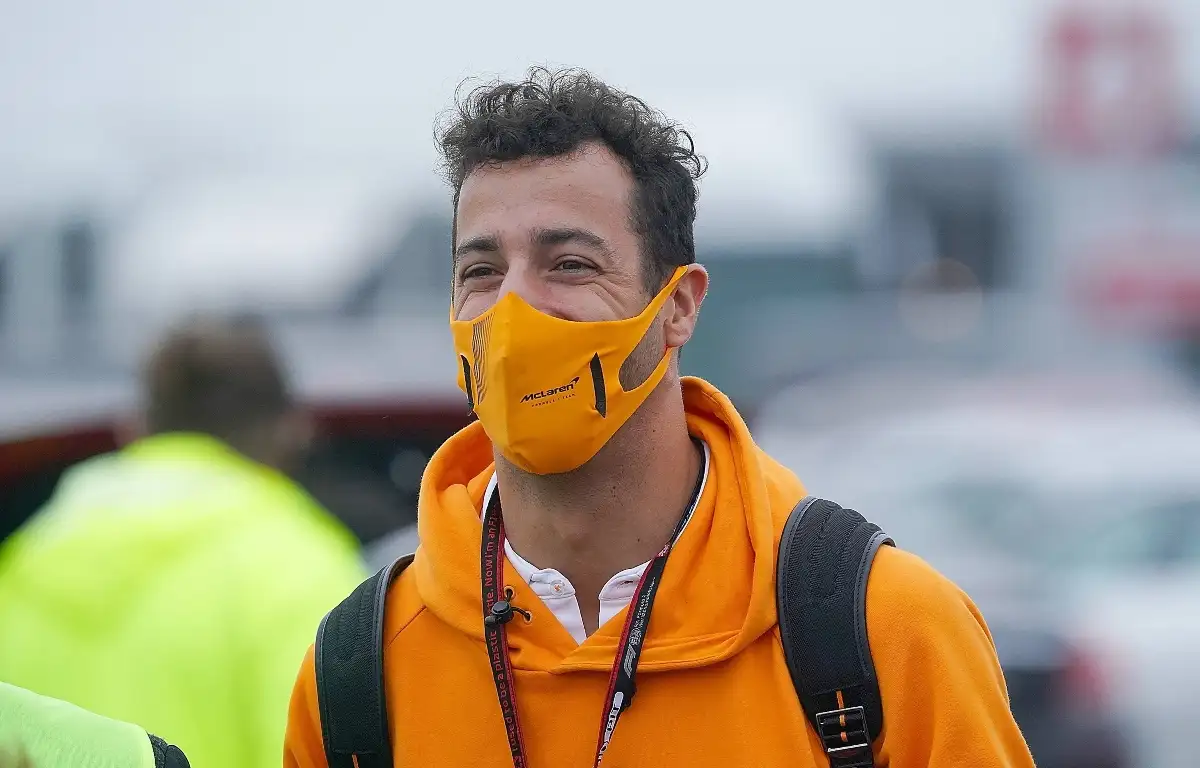 Daniel Ricciardo smiling. Turkey October 2021