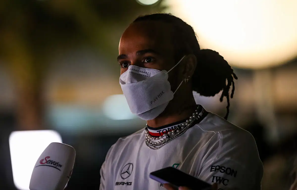 Lewis Hamilton in Qatar. Doha November 2021