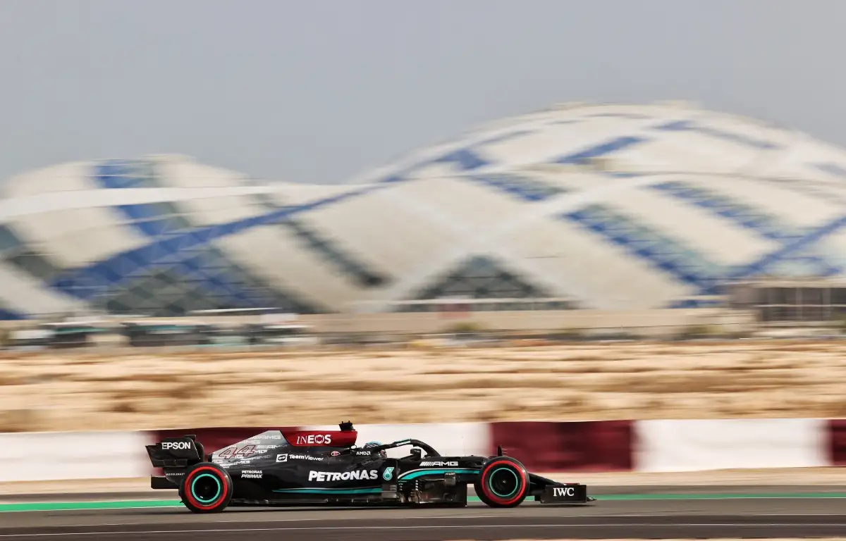 Lewis Hamilton at Qatar. Qatar November 2021