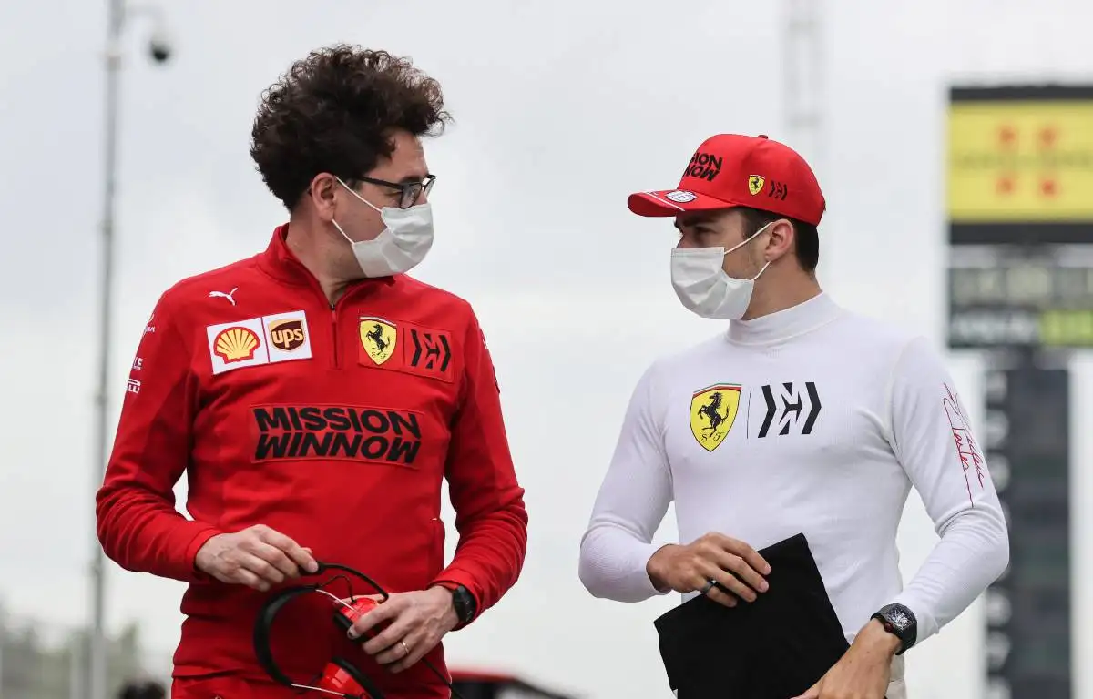 Charles Leclerc says he is not very sensitive to the Ferrari's