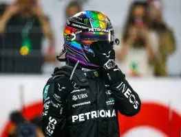 Hamilton to continue with rainbow helmet in Saudi