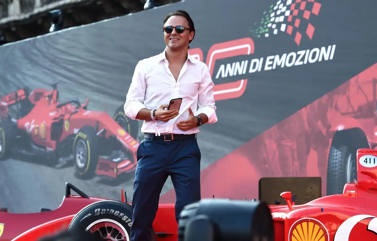 Felipe Massa at a Ferrari anniversary celebration. 2019.